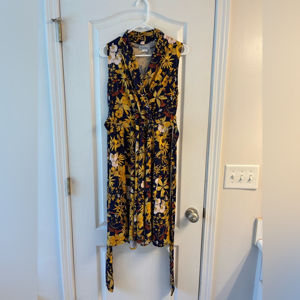 Karina Ruby Dress in Golden Garden sz S/M
